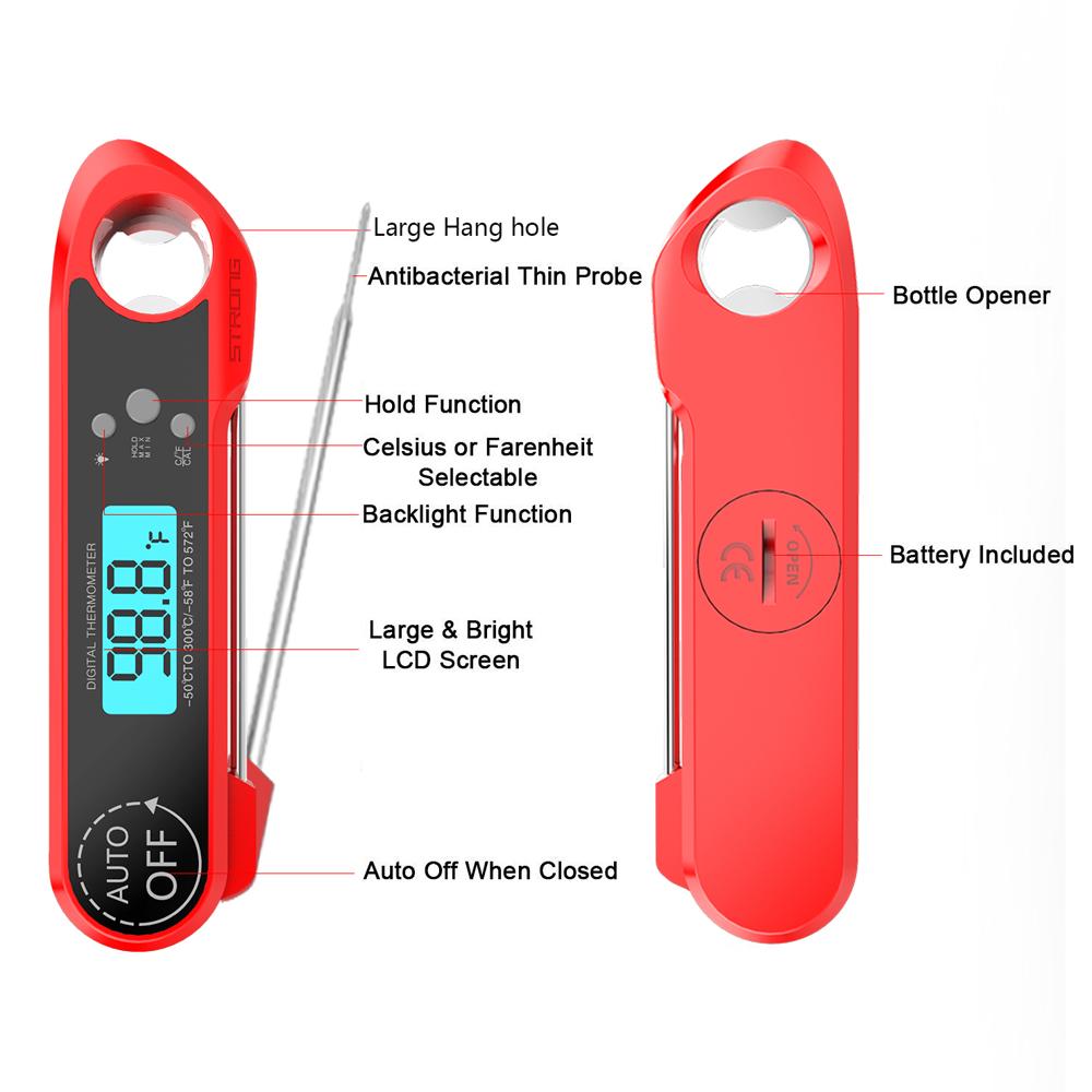 Digitale Keuken Thermometer Keukengerei Elektronische Kookpen BBQ