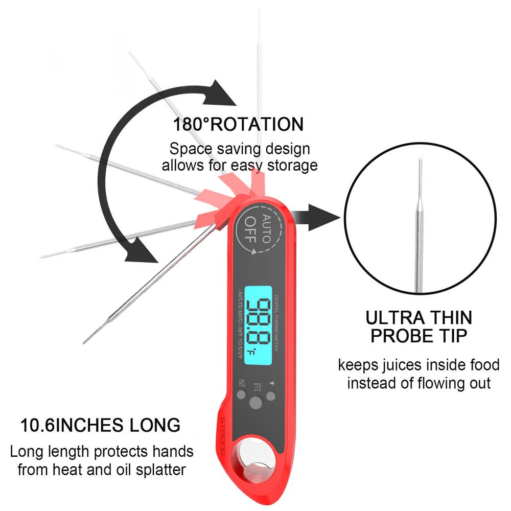 Digitale Keuken Thermometer Keukengerei Elektronische Kookpen BBQ