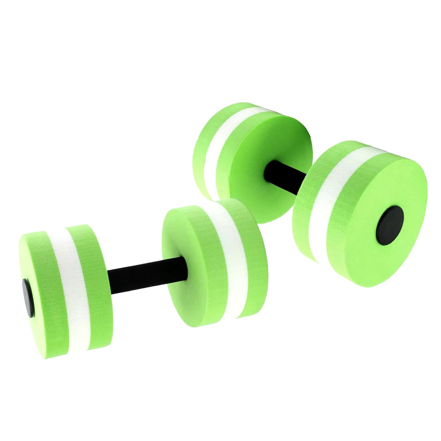 2 stuks EVA Water Dumbbells - Drijvende Yoga Foam Gewichten voor Mannen, Vrouwen en Kinderen Fitness Oefeningen