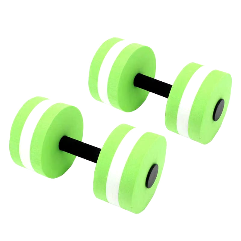 2 stuks EVA Water Dumbbells - Drijvende Yoga Foam Gewichten voor Mannen, Vrouwen en Kinderen Fitness Oefeningen