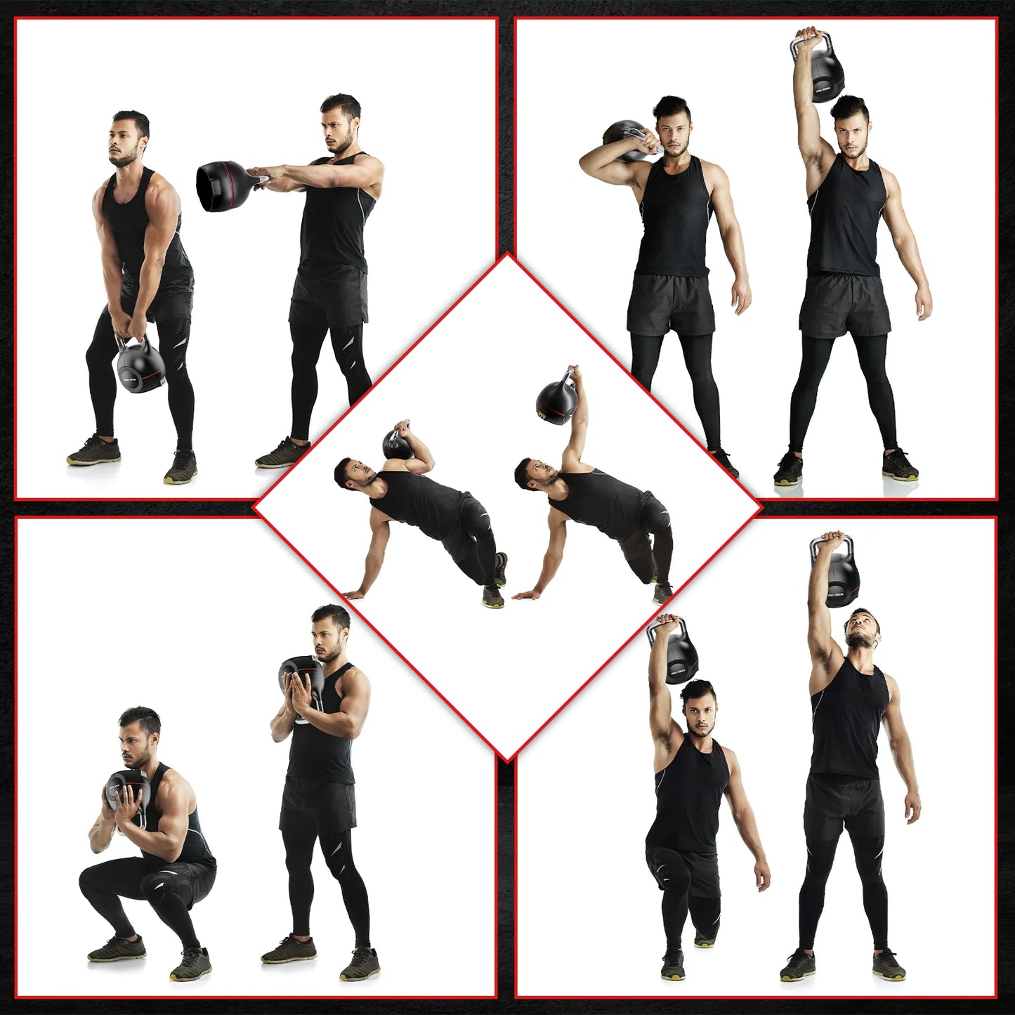 Verstelbare Kettlebell Gewichten Set