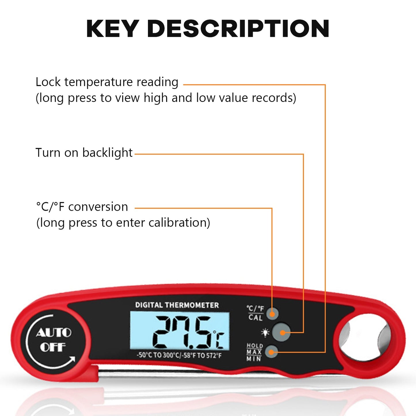 Digitale Keuken Thermometer Keukengerei Elektronische Kookpen BBQ