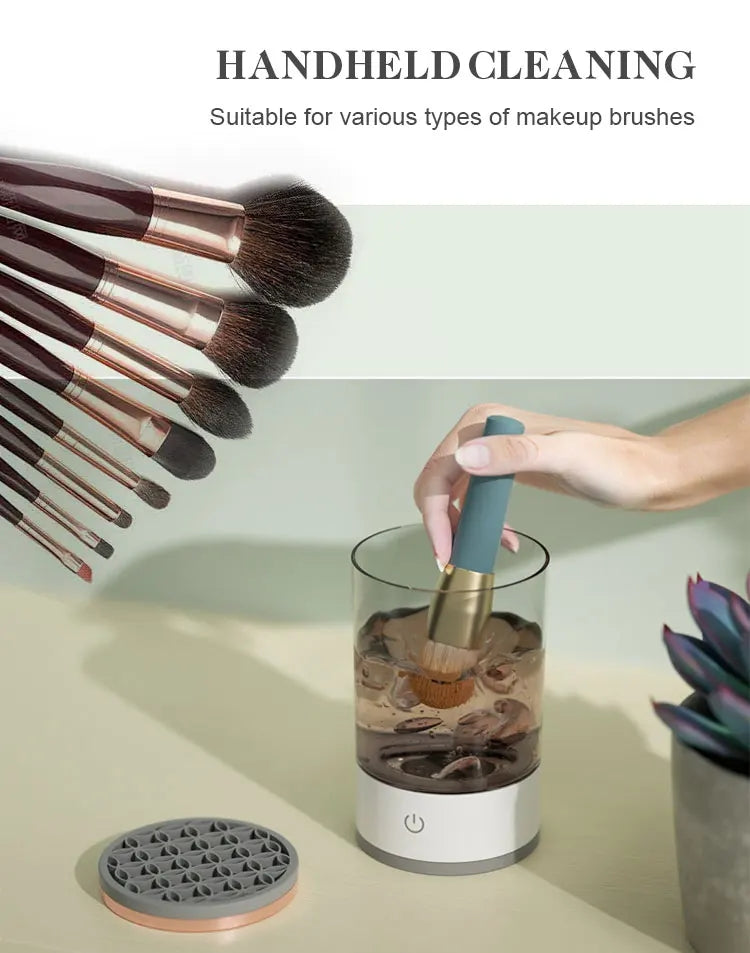 BrushLuxe™ - 3-in-1 automatische borstelreiniger