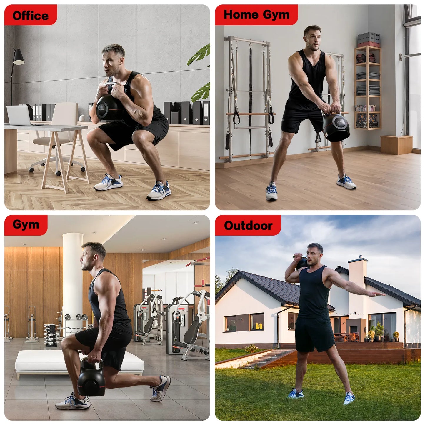 Verstelbare Kettlebell Gewichten Set
