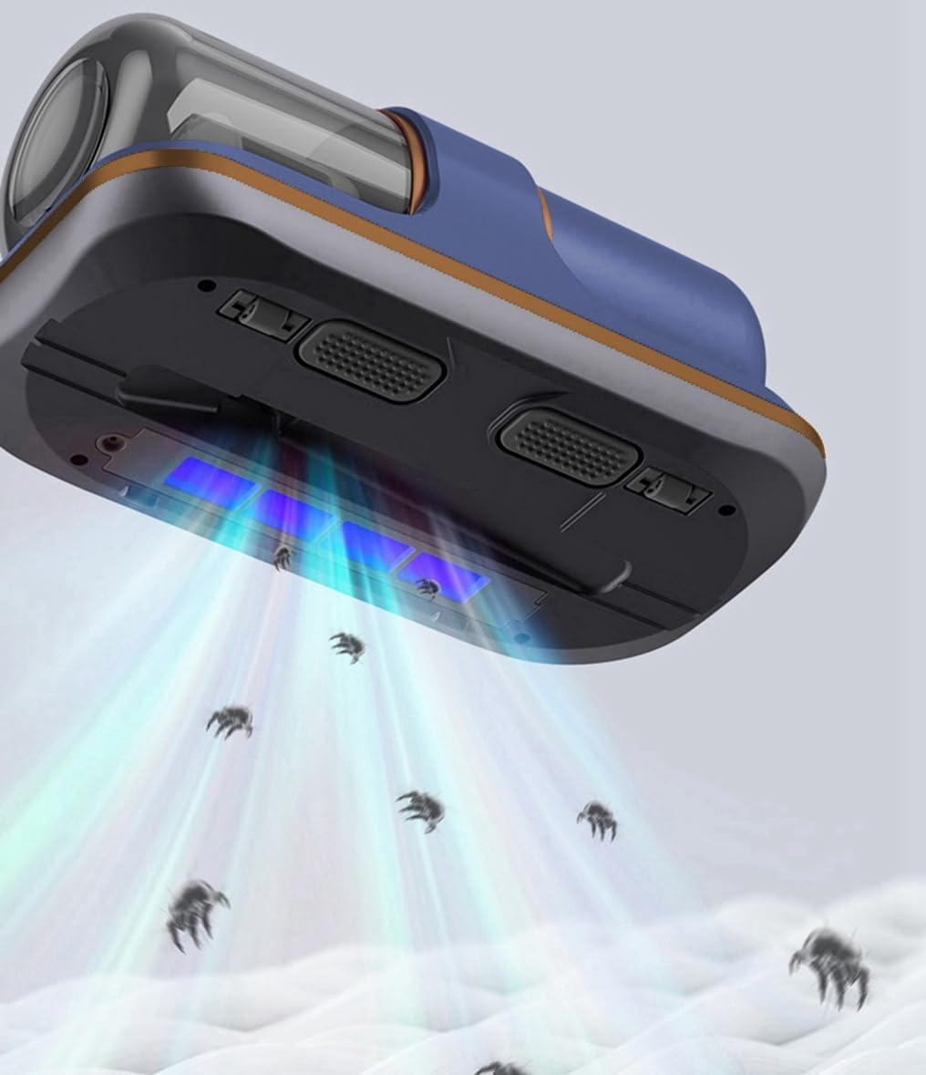 InstaClean™ USB Oplaadbare Stofzuiger voor het Verwijderen van Stofmijten van Kleding, Matrassen en Kussens