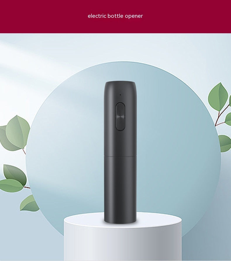 USB Oplaadbare Zakelijke Gift Jubileumviering Opbergbasis Roodwijn Elektrische Flessenopener.