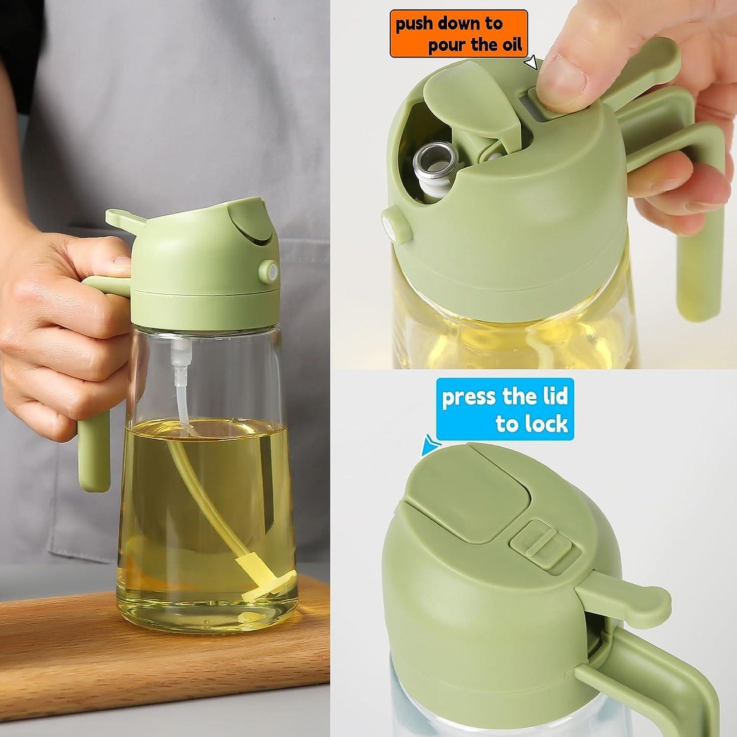 Draagbare Spray-Olie Dispenser (500ml)