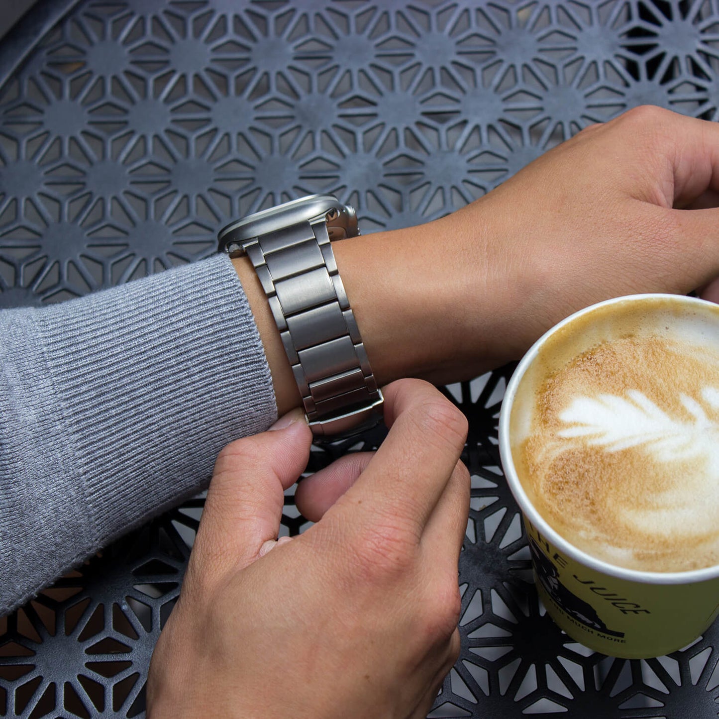 Titanium Band Voor Apple Watch