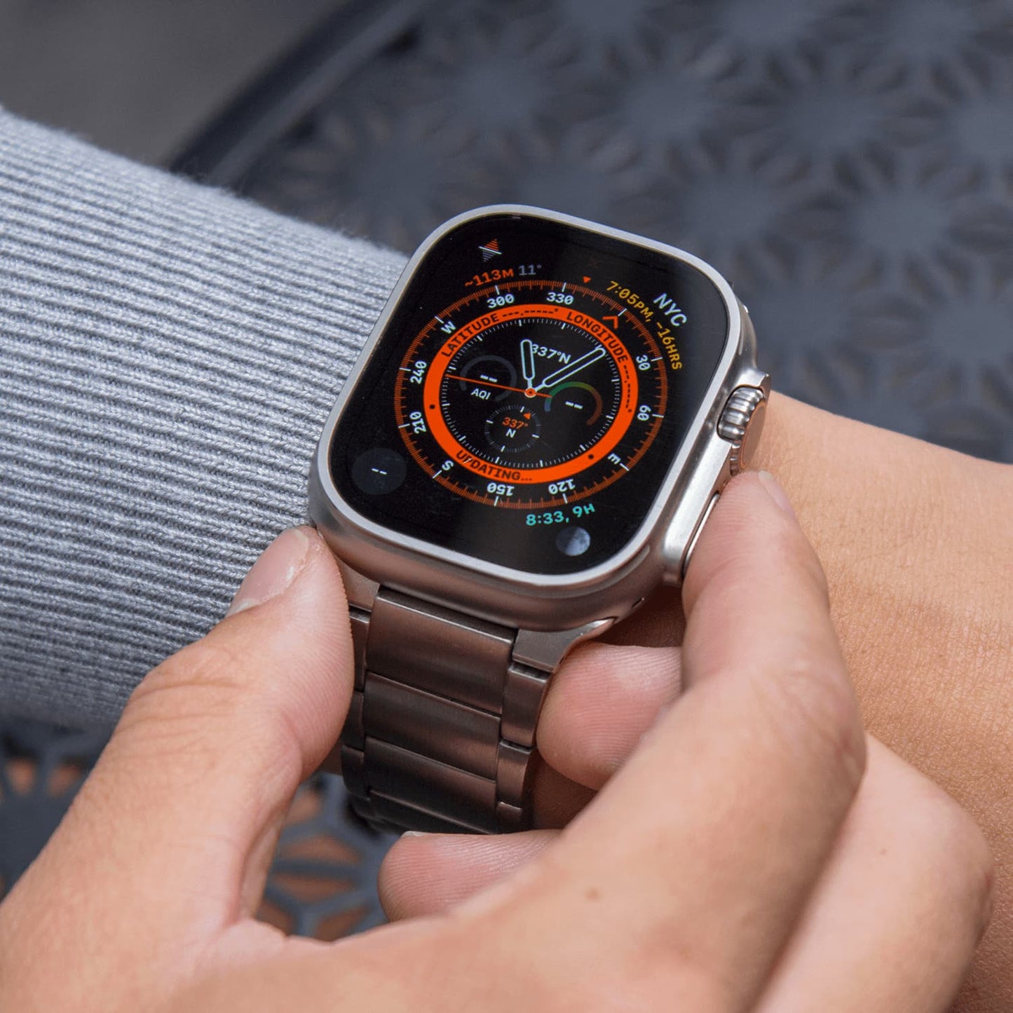 Titanium Band Voor Apple Watch
