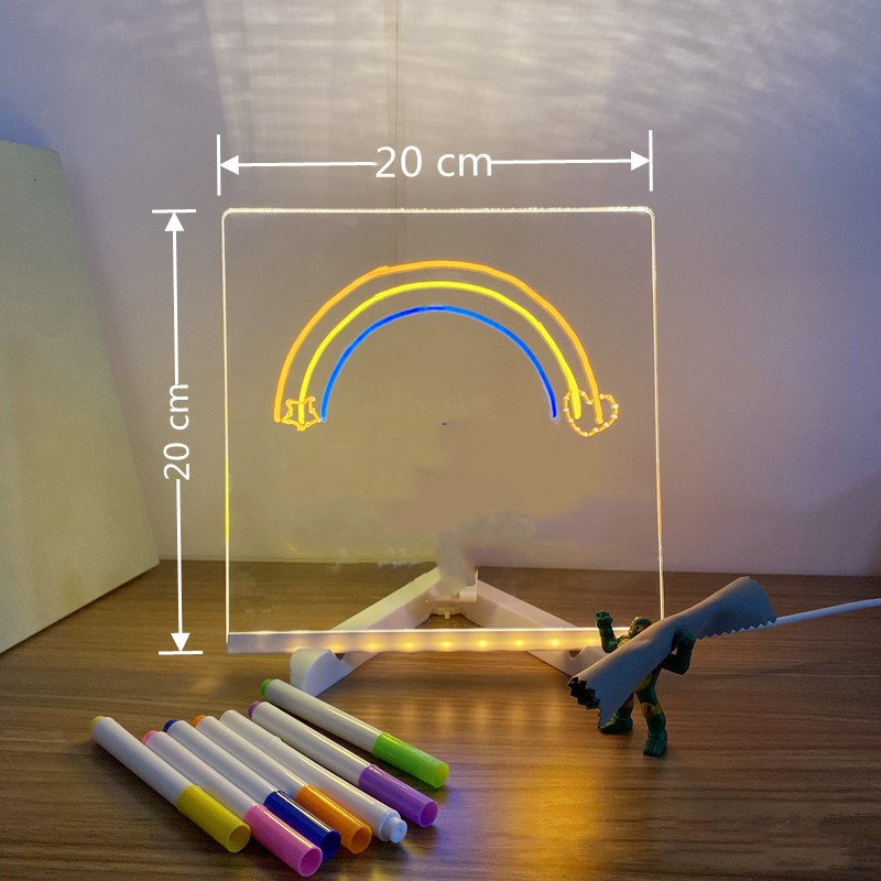 Uitwisbaar LED-schrijfboard