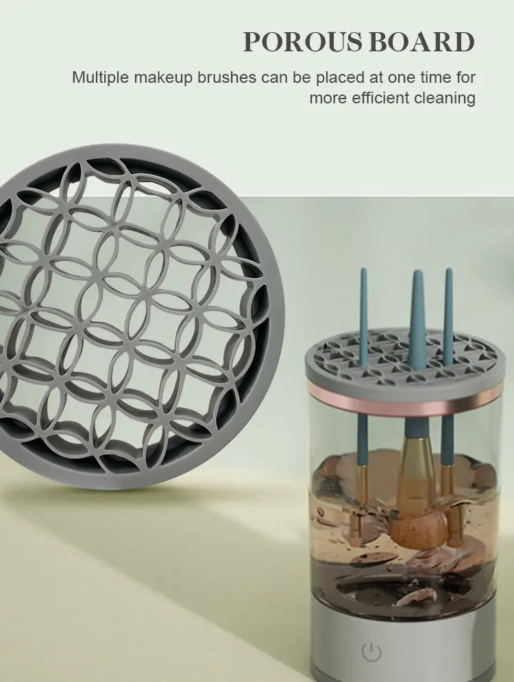 BrushLuxe™ - 3-in-1 automatische borstelreiniger