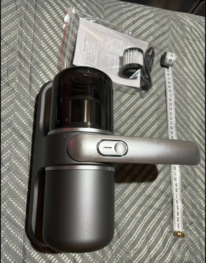 InstaClean™ USB Oplaadbare Stofzuiger voor het Verwijderen van Stofmijten van Kleding, Matrassen en Kussens