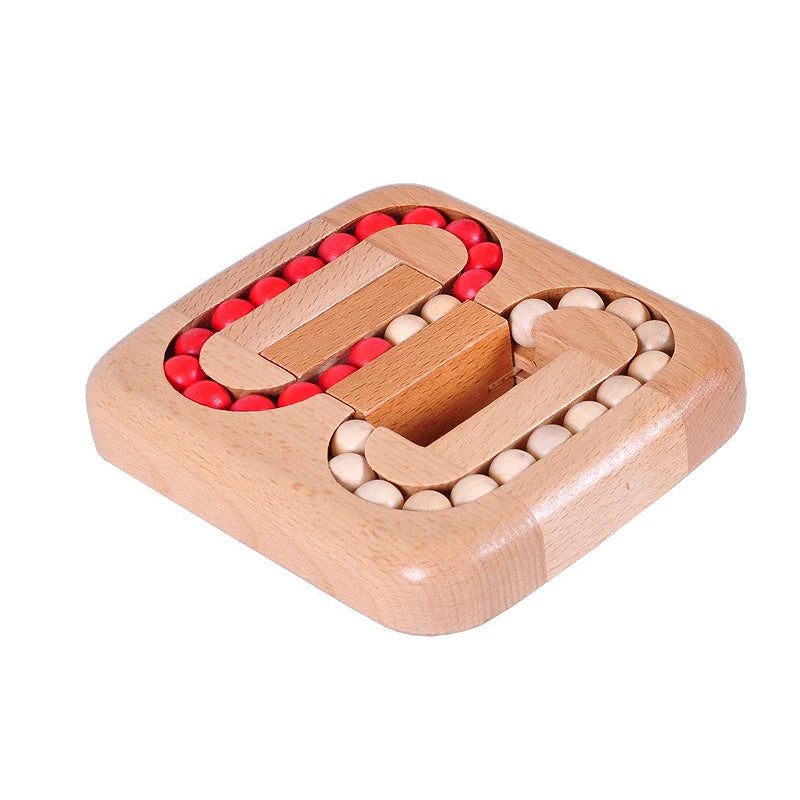 Draaiend Magische Bonen Vinger Top Speelgoed Houten Puzzels Voor Volwassenen Kinderen IQ Spellen Speelgoed En Hobby's Breinbreker Kinderen