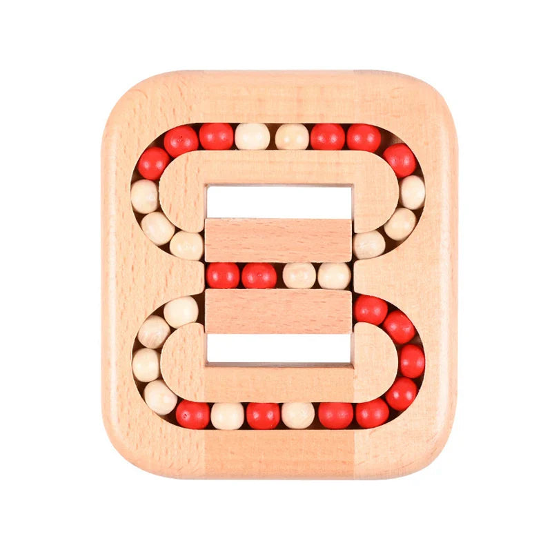 Draaiend Magische Bonen Vinger Top Speelgoed Houten Puzzels Voor Volwassenen Kinderen IQ Spellen Speelgoed En Hobby's Breinbreker Kinderen