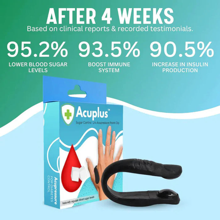 Acuplus+ Suikercontrole Acupressuurpunt Clip
