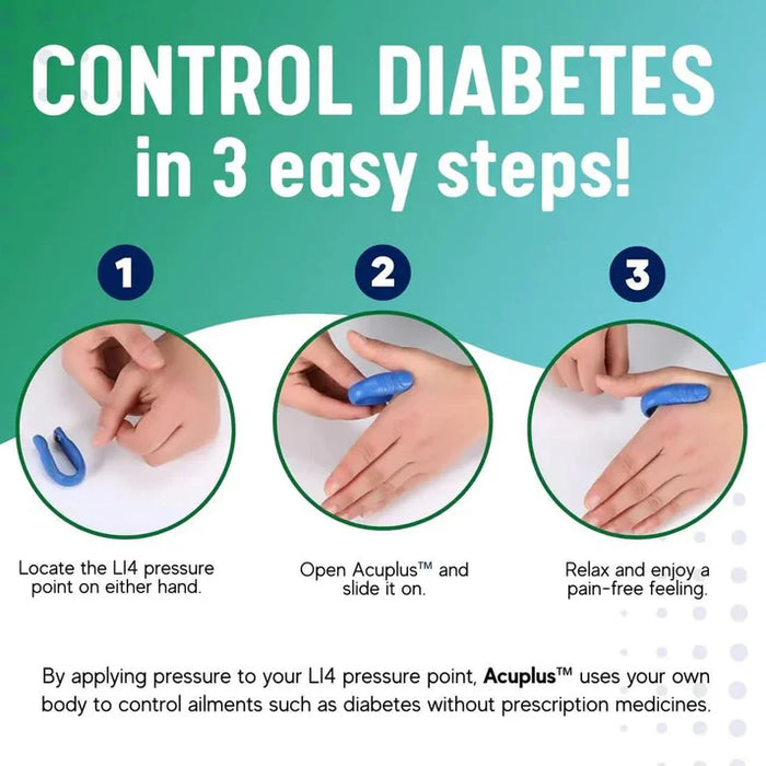 Acuplus+ Suikercontrole Acupressuurpunt Clip