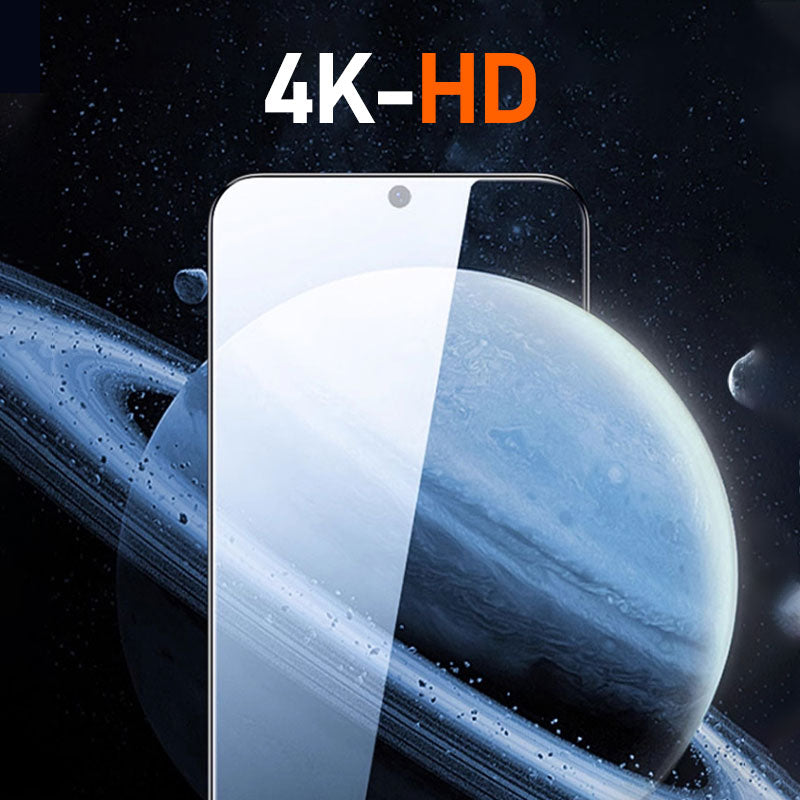 4K HD/Anti-gluur Geharde Glas Screen Protector met Auto Stofverwijdering Installatie voor Samsung"
