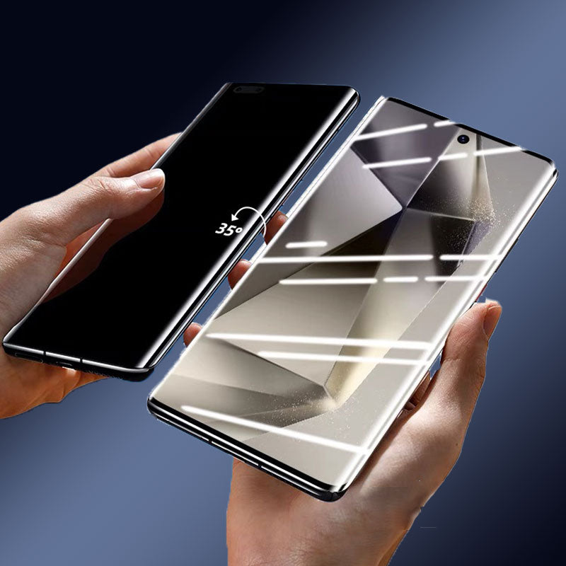 4K HD/Anti-gluur Geharde Glas Screen Protector met Auto Stofverwijdering Installatie voor Samsung"