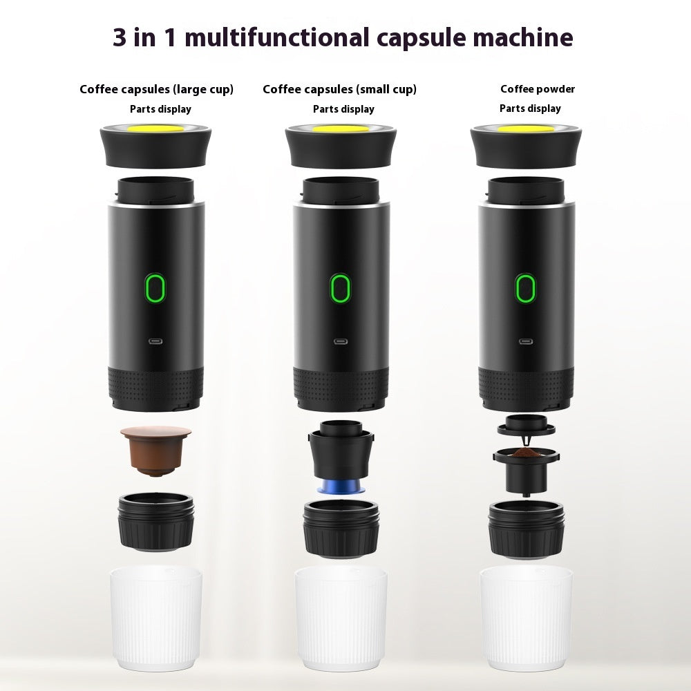 Draagbare Capsule Koffiemachine Elektrisch Klein Draadloos Verwarmen
