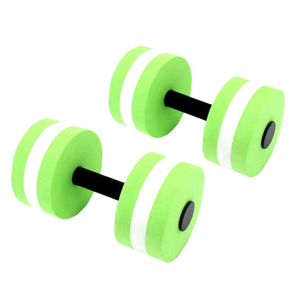 2 stuks EVA Water Dumbbells - Drijvende Yoga Foam Gewichten voor Mannen, Vrouwen en Kinderen Fitness Oefeningen
