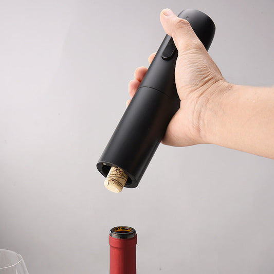 USB Oplaadbare Zakelijke Gift Jubileumviering Opbergbasis Roodwijn Elektrische Flessenopener.