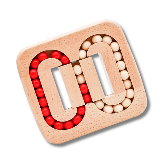 Draaiend Magische Bonen Vinger Top Speelgoed Houten Puzzels Voor Volwassenen Kinderen IQ Spellen Speelgoed En Hobby's Breinbreker Kinderen