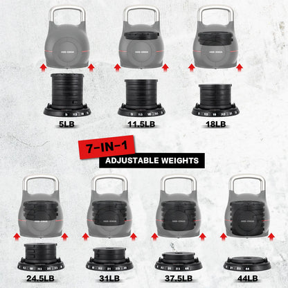 Verstelbare Kettlebell Gewichten Set