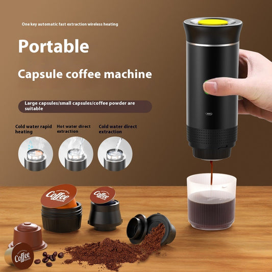 Draagbare Capsule Koffiemachine Elektrisch Klein Draadloos Verwarmen