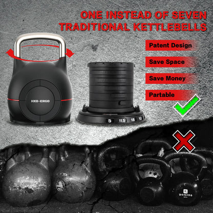 Verstelbare Kettlebell Gewichten Set