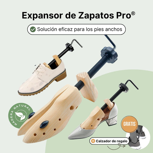 Schoenexpansie Pro® Set van 2 Stuks - Natuurlijk Hout