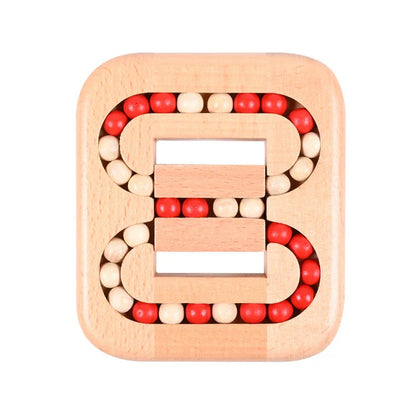 Draaiend Magische Bonen Vinger Top Speelgoed Houten Puzzels Voor Volwassenen Kinderen IQ Spellen Speelgoed En Hobby's Breinbreker Kinderen