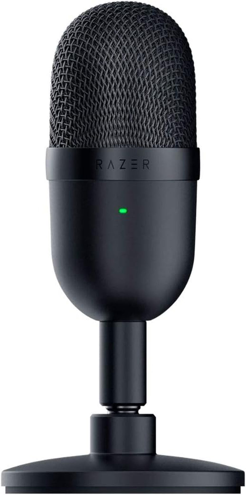 Seiren Mini USB Condensatormicrofoon: voor Streaming en Gaming op PC - Professionele Opnamekwaliteit - Precies Supercardioïde Opnamepatroon - Kantelbaar Statief - Schokbestendig - Klassiek Zwart