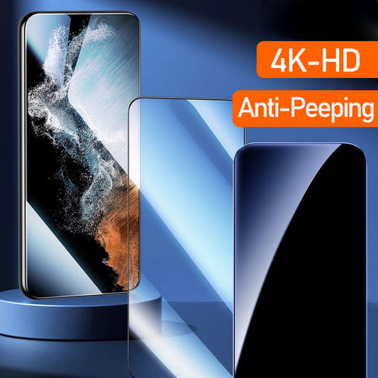 4K HD/Anti-gluur Geharde Glas Screen Protector met Auto Stofverwijdering Installatie voor Samsung"