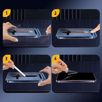 4K HD/Anti-gluur Geharde Glas Screen Protector met Auto Stofverwijdering Installatie voor Samsung"
