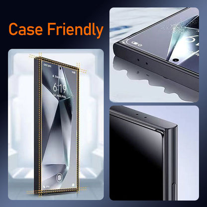 4K HD/Anti-gluur Geharde Glas Screen Protector met Auto Stofverwijdering Installatie voor Samsung"